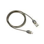 CANYON Nabíjecí kabel micro-USB / USB 2.0, 5V/2A, průměr 3,5mm, kovově opletený, 1m, tmavě-šedá