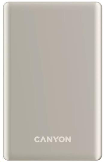 CANYON Power bank PB-505 slim Magsafe 5000 mAh PD20W, Beige