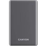 CANYON Power Bank PB-510, 10000 mAh, Magsafe wireless, 20W, Dark grey