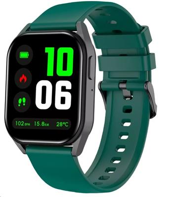 CANYON smart hodinky Chatter SW-58 GREEN, 1,8" IPS, BT volání, hlasový asistent s AI, 123 sport. režimů, IP67