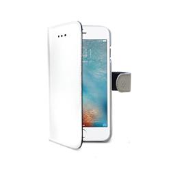 Celly WALLY pouzdro pro Apple iPhone 7, eko kůže, bílé
