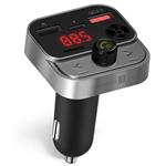 CONNECT IT InCarz Bezdrátový FM transmitter, 2x USB-A + 1x USB-C, ANTRACITOVÝ