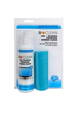 D-clean PREMIUM SCREEN CLEAN – LCD/Plasma, 250ml, + utěrka D-WIPES 40x40 cm