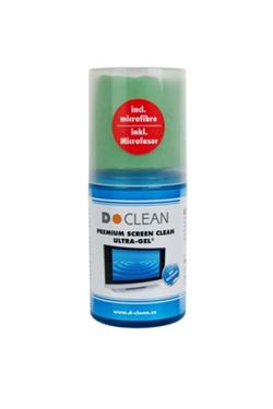 D-clean PREMIUM SCREEN CLEAN – Ultra Gel, 200ml + utěrka D-WIPES 40x40 cm