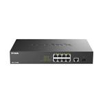 D-Link DGS-1010MP/E - 10-Port Gigabit PoE+ Unmanaged Switch,1 x SFP port,1 x Gigabit Uplink Port