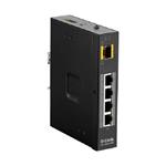 D-Link DIS-100G-5SW 5 Port Unmanaged Switch with 4 x 10/100/1000BaseT(X) ports & 1 x 100/1000BaseSFP ports 