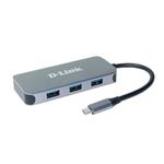 D-Link DUB-2335 6-in-1 USB-C Hub with HDMI/Gigbait Ethernet/Power Delivery