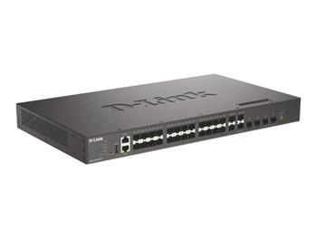 D-Link DXS-3410-32SY/E - 10G,L3,Stackable Managed Switches,28x10G SFP+, 4x25G SFP28 MG, L3 10G Stackable Managed Switch