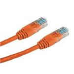 DATACOM patch cord UTP cat5e 3M oranžový
