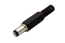 DC konektor souosý na kabel 5,5 x 1,5mm (9mm)