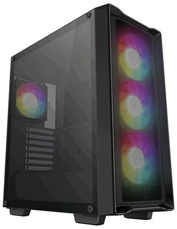 DEEPCOOL skříň CC560 MESH V2 / ATX / 4x120 mm fan ARGB / USB 3.0 / USB 2.0 / mesh panel / černá