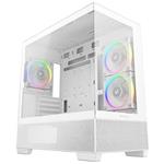 DEEPCOOL skříň CG380 3F microATX / 3x120mm  ARGB PWM / USB 3.0 / 2×USB 2.0 / panoramatická bílá