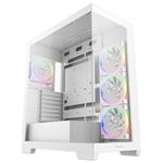 DEEPCOOL skříň CG580 4F V2 / ATX / 4x120mm ARGB fans / 2xUSB 3.0 / panoramatická / tvrzené sklo / bílá