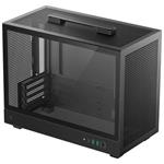 DEEPCOOL skříň CH160 Plus / micro-ATX / USB 3.0 / USB-C / prosklená bočnice / držadlo / černá