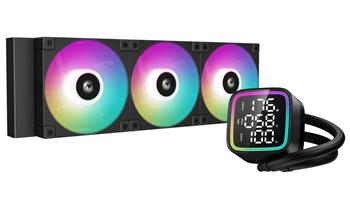 DEEPCOOL vodní chladič LD360 / 3x120 mm PWM ARGB fan / display / černý