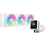 DEEPCOOL vodní chladič MYSTIQUE 360 ARGB / 3x120mm ARGB fan / dig. displej / Intel i AMD / bílý