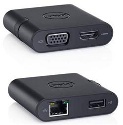 DELL Adaptér USB 3.0/ na HDMI/ VGA/ Ethernet RJ-45/ USB 2.0
