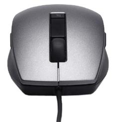 Dell myš, laserová s posunovacím kolečkem (6 tlačítek), USB, černostříbrná