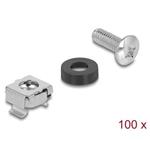 Delock 10” a 19” Racková montážní sada 100 kusů