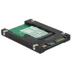 Delock 2.5” Převodník SATA 22 pin / USB 2.0 Type Mini-B > 1 x mSATA / Mini PCIe Slot