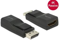 Delock Adaptér Displayport 1.2 samec > HDMI samice 4K pasivní černý