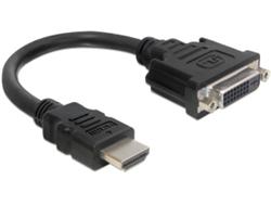 Delock adaptér HDMI samec > DVI 24+1 samice, 20 cm