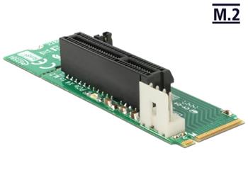 Delock Adapter M.2 NGFF Key M male > PCI Express x4 Slot