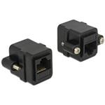 Delock Adapter RJ45 female > RJ45 female panel-mount Cat.6 UTP 