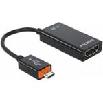 Delock Adaptér SlimPort / MyDP samec > High Speed HDMI samice + USB micro-B samice
