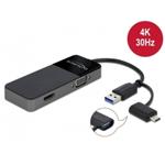 Delock Adaptér USB 3.0 na 4K HDMI + VGA
