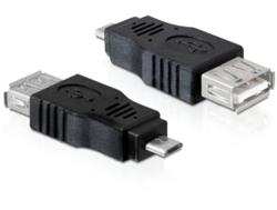 Delock Adapter USB micro-B samec > USB 2.0-A samice OTG