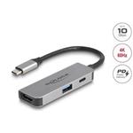 Delock Adaptér USB Type-C™ na HDMI 4K, 60 Hz, s PD 95 W USB Typu-A a USB Type-C™ PD 95 W