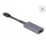 Delock Adaptér USB Type-C™ sítě 2,5 Gigabit LAN, tenký