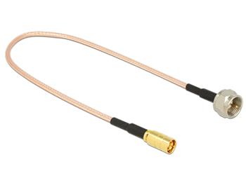 Delock Antenna Cable F Plug > SMB Jack 25 cm