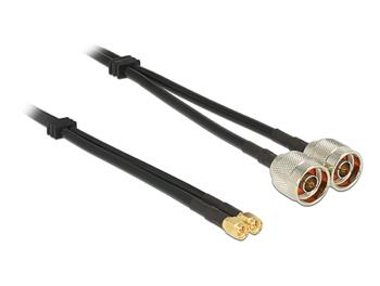 Delock anténní kabel N Plug > SMA Plug dvojitý kabel RG-58 A/U 10 m