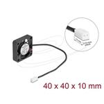 Delock Axiální ventilátor: 5 V DC, 40 x 40 x 10 mm, černý
