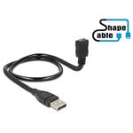 Delock Cable USB 2.0 Type-A male > USB 2.0 Micro-B female ShapeCable 0.50 m