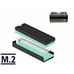 Delock chladič pro M.2 SSD 2280, černá