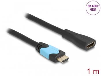 Delock High Speed HDMI prodlužovací kabel 48 Gbps 8K 60 Hz 1 m