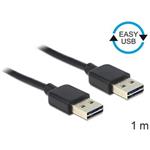 Delock Kabel EASY-USB 2.0-A samec > samec   1 m