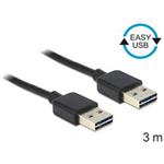 Delock Kabel EASY-USB 2.0-A samec > samec  3 m