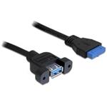 Delock kabel interní 19pin USB 3.0 > 1 x USB 3.0-A samice