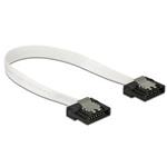 Delock kabel SATA FLEXI 6 Gb/s 10 cm bílý, kovový