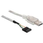 Delock kabel USB 2.0-A samec na pinový konektor