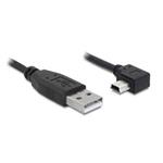 Delock kabel USB 2.0 A-samec > USB mini-B 5-pin samec pravoůhlý, 2 metry