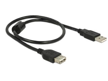 Delock kabel USB 2.0 typ A samec > USB 2.0 typ A samice prodlužovací 0,5 m