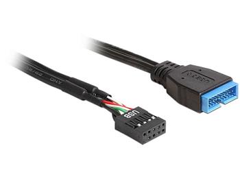 Delock Kabel USB 3.0 Pinheader St > USB 2.0 Pinheader Bu 45cm