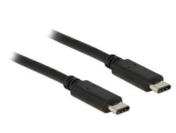 Delock Kabel USB Type-C™ 2.0 samec > USB Type-C™ 2.0 samec 0,5 m černý