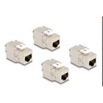 Delock Keystone Modul RJ45 jack Cat.6A STP 4 ks
