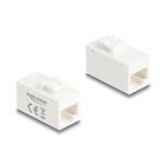 Delock Keystone Modul RJ45 jack na RJ45 jack Cat.6A UTP bílá